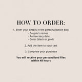 45th Anniversary Party Decorations Married in 1981 Table Card