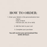 80th Birthday Decorations Born in 1946 Table Card