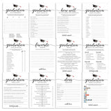 Graduation Party Games Bundle Instant Download by LittleSizzle