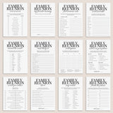 12 Printable Family Reunion Games + Bonus by LittleSizzle
