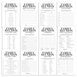 12 Printable Family Reunion Games + Bonus by LittleSizzle