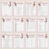 12 Printable Christmas Games to Play with Family + FREE Secret Santa Questionnaire by LittleSizzle