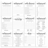 12 Retirement Games To Print At Home by LittleSizzle