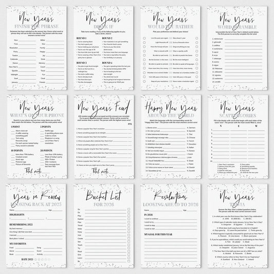 2025 New Year's Games Bundle Silver by LittleSizzle