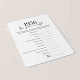 1936 The Price Is Right Game with Answers Printable