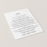 1945 Quiz and Answers Printable