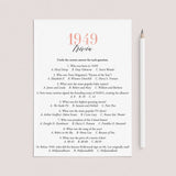 1949 Trivia Questions and Answers Printable by LittleSizzle