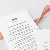 1949 Quiz and Answers Printable