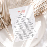 Born In 1956 70th Birthday Party Games Bundle For Women