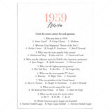 1959 Trivia Questions and Answers Printable by LittleSizzle
