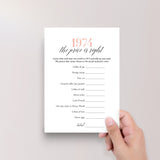Born In 1974 51st Birthday Party Games Bundle For Women