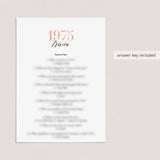 1975 Trivia Questions and Answers Printable
