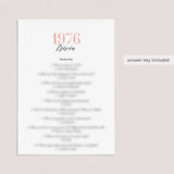 50th Birthday Games For Her Born in 1976