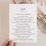 Printable 50th Birthday Games for Her Born in 1976