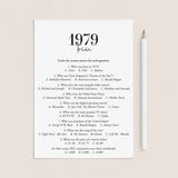 1979 Trivia Quiz with Answer Key Instant Download by LittleSizzle