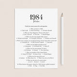 1984 Trivia Quiz with Answer Key Instant Download by LittleSizzle