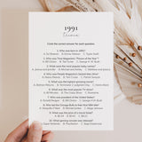 Printable 35th Birthday Games for Her Born in 1991