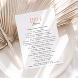 31st Birthday Games For Her Born in 1994
