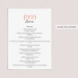1999 Trivia Questions and Answers Printable