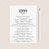 1999 Trivia Quiz with Answers Digital Download by LittleSizzle