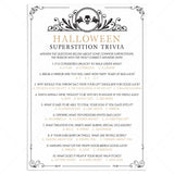 Black Skull Halloween Superstitions Quiz with Answers by LittleSizzle