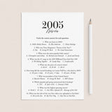 2005 Trivia Quiz with Answer Key Instant Download by LittleSizzle