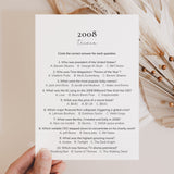 Printable 18th Birthday Games for Her Born in 2008