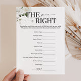 10th Anniversary Games Printable Floral Married in 2016