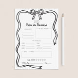 Year in Review Printable New Years Activity by LittleSizzle