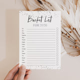 New Year Bucket List Printable