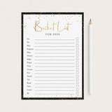 New Years Bucket List for 2026 Printable by LittleSizzle