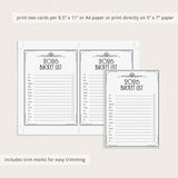 Printable New Year Bucket List 2026