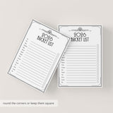 Printable New Year Bucket List 2026