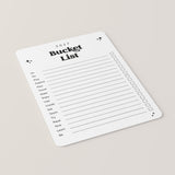2027 Bucket List Printable