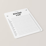 2026 Bucket List Printable