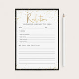 2026 New Year's Resolutions List Printable by LittleSizzle