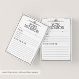 Gatsby New Years Party Printable 2026 Resolutions
