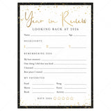 2026 Year In Review for Kids and Adults Printable by LittleSizzle