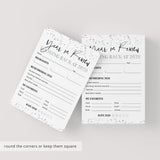Year in Review Cards Printable