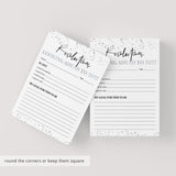 New Year Resolutions Card Printable