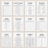 25th Class Reunion Games Printable Class of 2000 High School Reunion by LittleSizzle