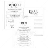 26th Birthday Games For Him Born in 1999 by LittleSizzle
