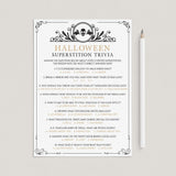 Black Skull Halloween Superstitions Quiz with Answers by LittleSizzle