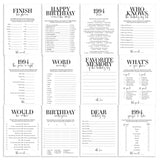 Born in 1994 31st Birthday Party Games Bundle For Men by LittleSizzle