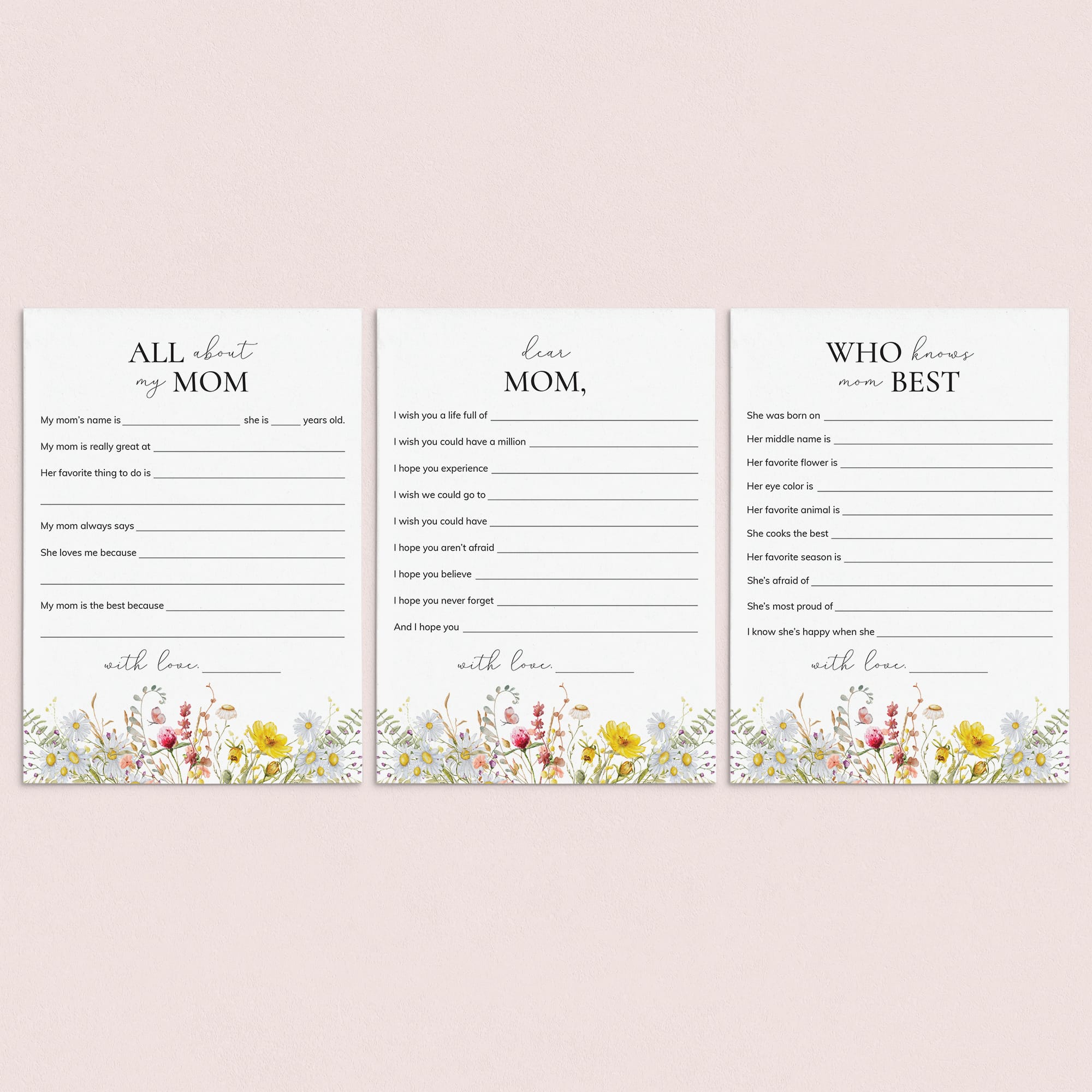 Mother's Day Gift Bundle Printable by LittleSizzle