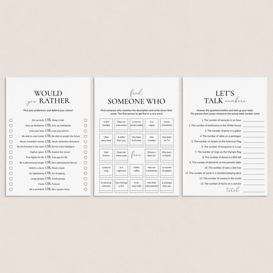 Printable Conversation Cards Get To Know You Games by LittleSizzle