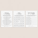 Wedding Anniversary Party Icebreaker Games Printable by LittleSizzle