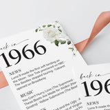 60th Wedding Anniversary Decorations Back in 1966 Cards