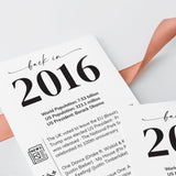 10th Reunion Table Decorations Back in 2016 News Card