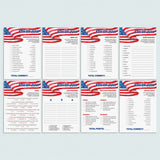 4th of July Games Package Instant Download
